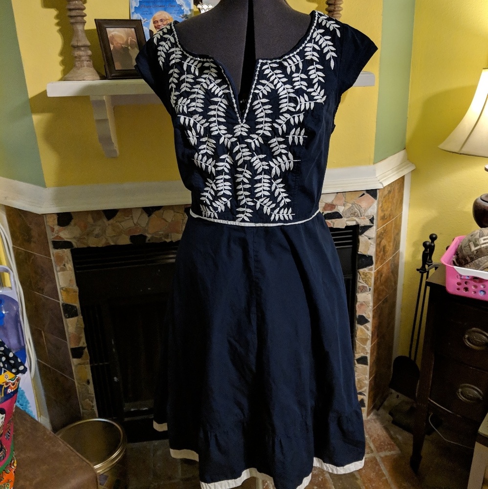 Eshakti Navy Vintage Style dress